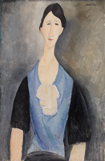 Young Woman in Blue (Giovane donna in azzurro)