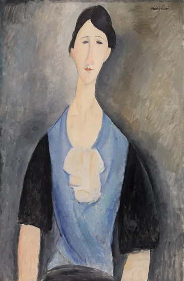 Young Woman in Blue (Giovane donna in azzurro)