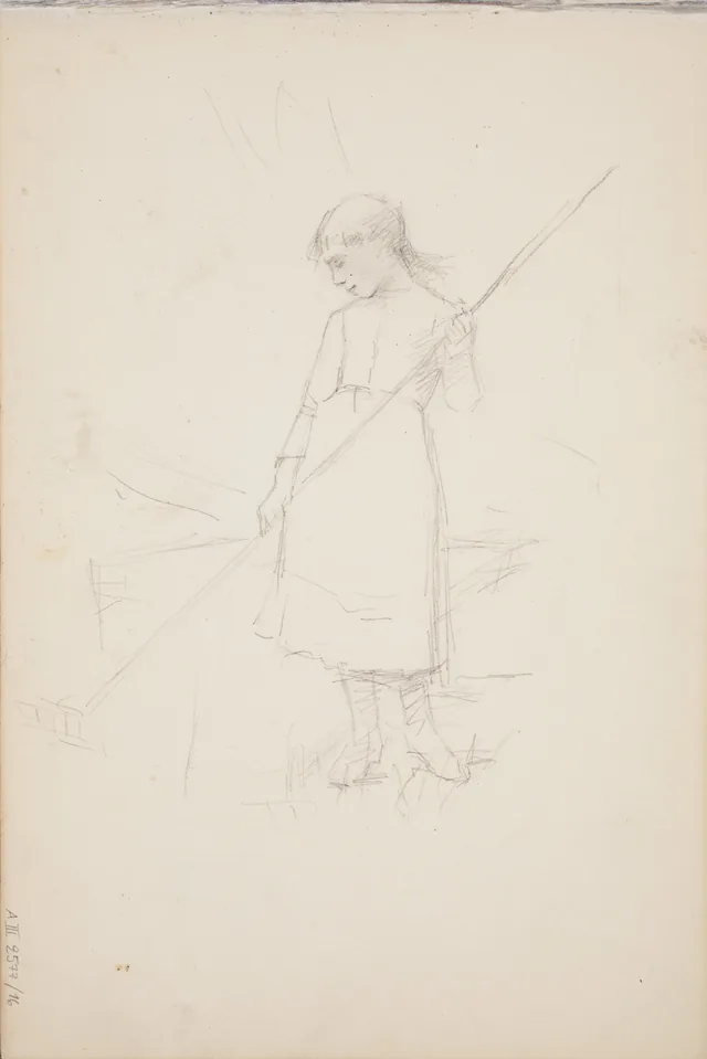Menina rastelando, Amélie Lundahl