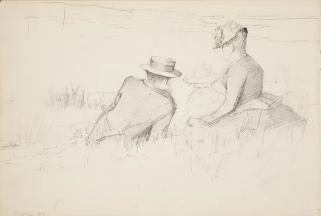 Três pessoas na praia, Amélie Lundahl
