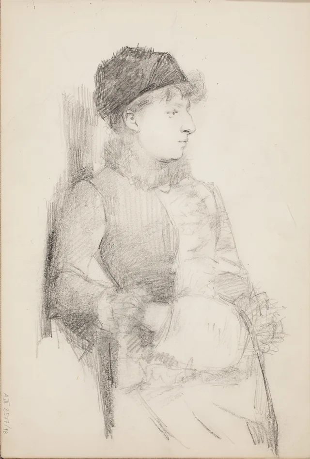 Mulher de casaco de inverno, até os joelhos, Amélie Lundahl
