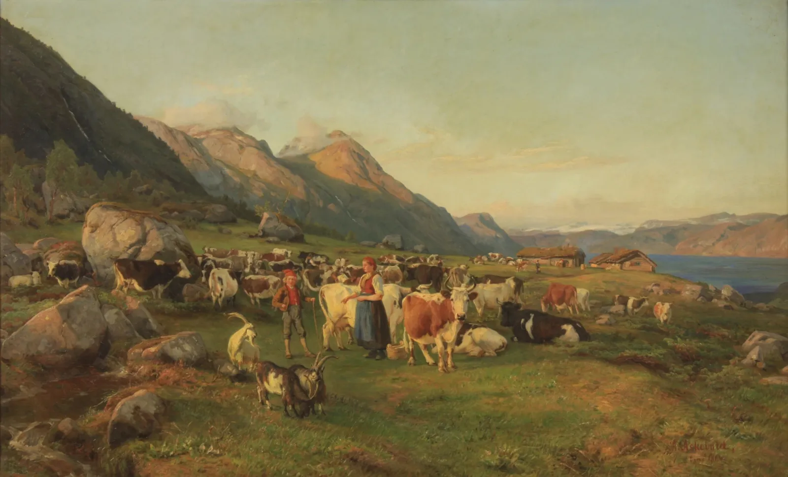 High Mountain Landscape, Anders Askevold