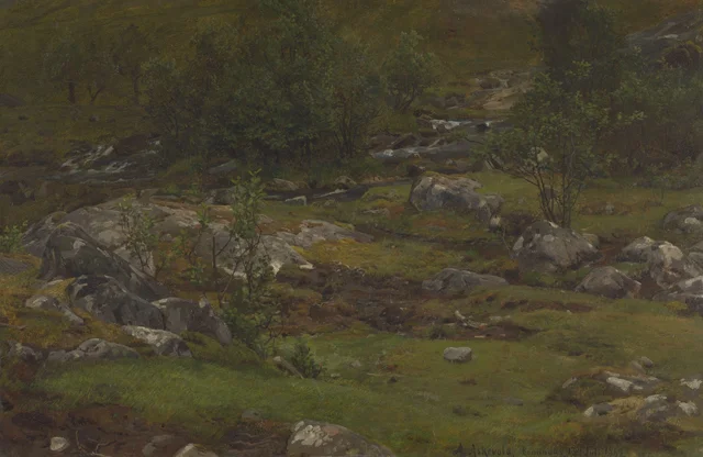 Estudo de paisagem, Anders Askevold