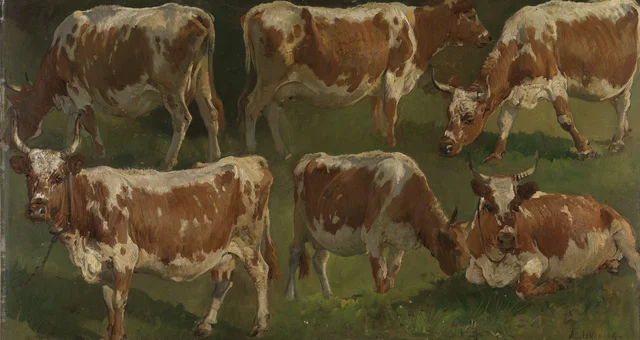 Estudo de seis vacas, Anders Askevold