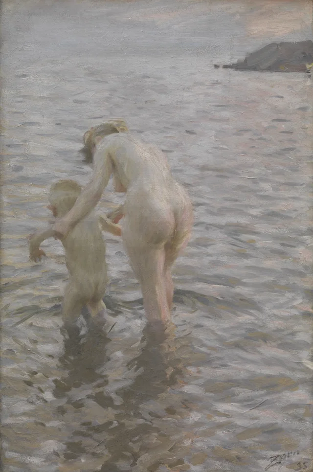 With Mother, Anders Zorn