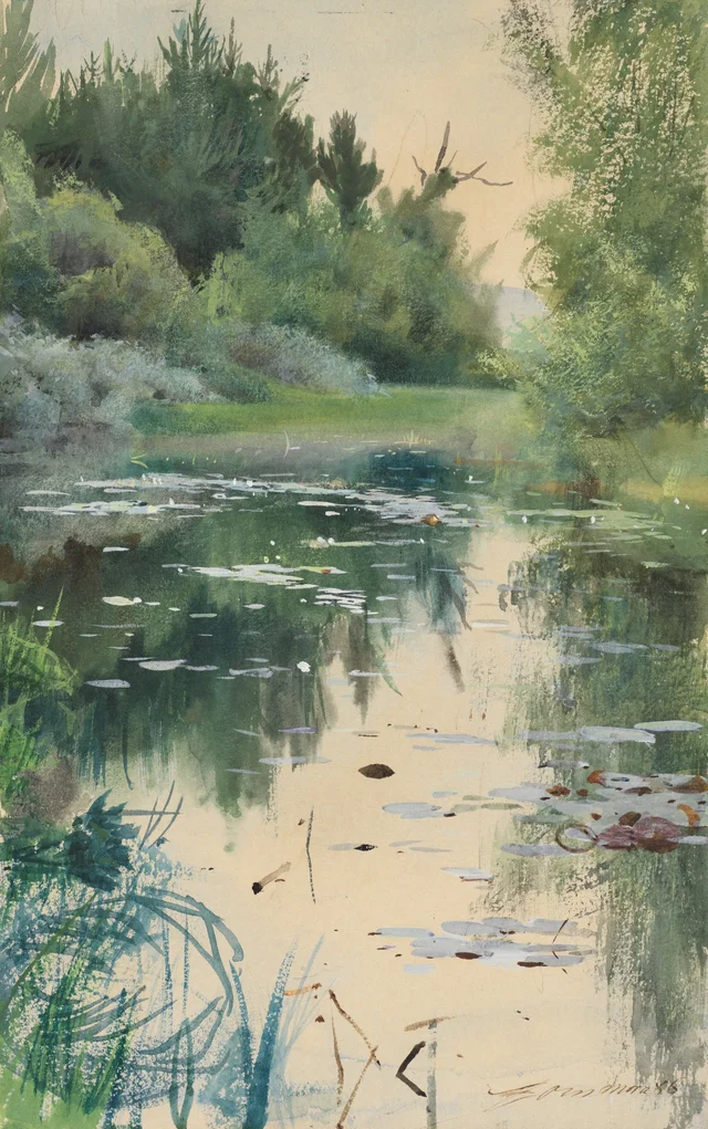 Estudio de paisaje de Mora
