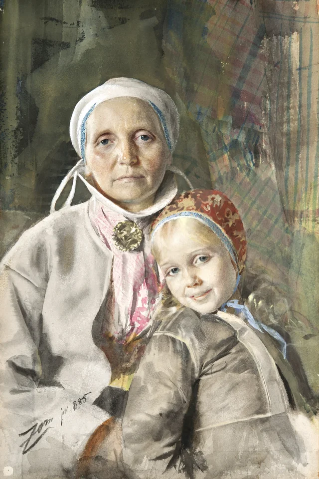 Mona y Karin, Anders Zorn