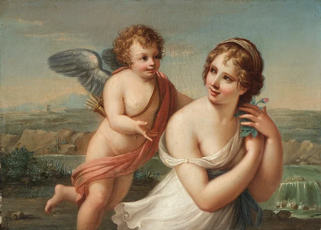The Temptation of Eros, Angelica Kauffmann