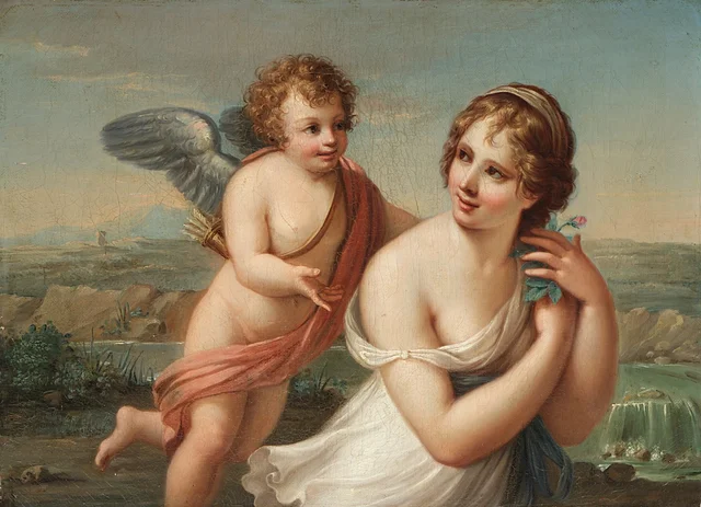 La tentación de Eros, Angelica Kauffmann