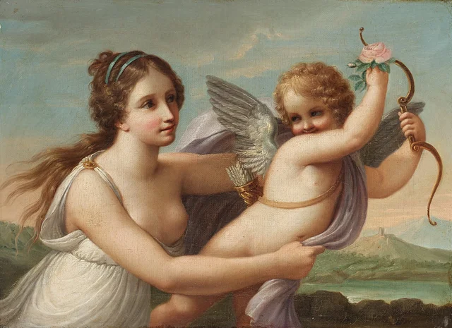 La victoria de Eros, Angelica Kauffmann