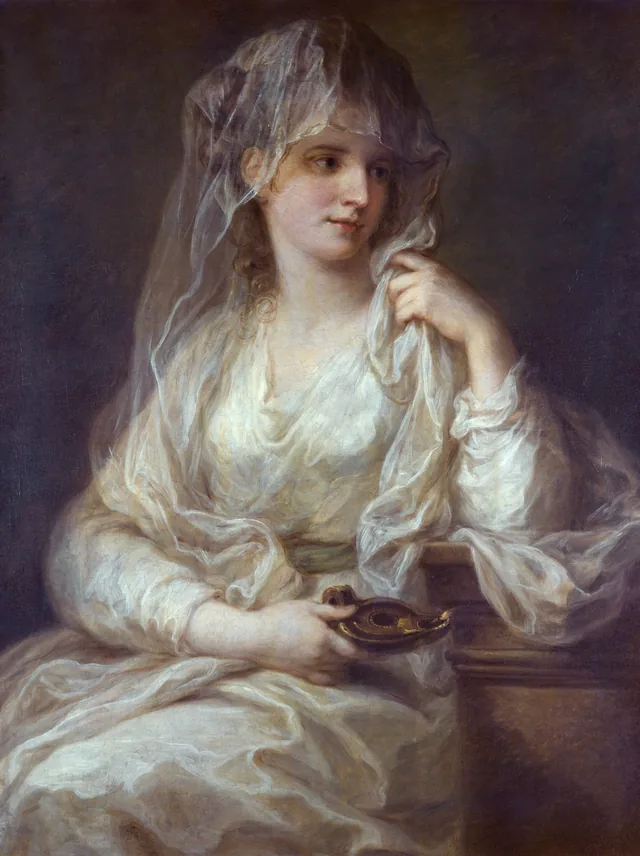 Portrait de dame, ou Autoportrait en vestale, Angelica Kauffmann