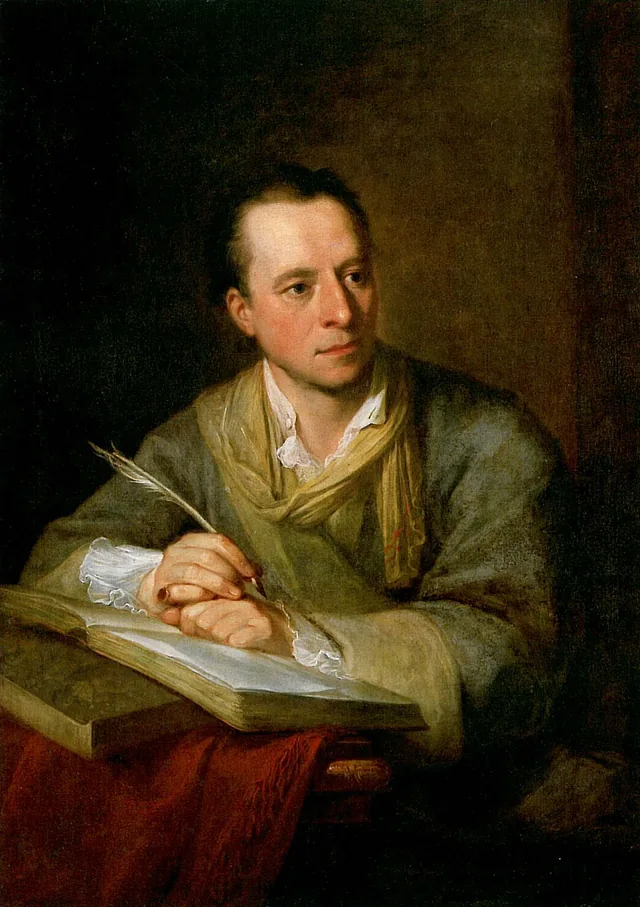 Portrait de Johann Joachim Winckelmann, Angelica Kauffmann
