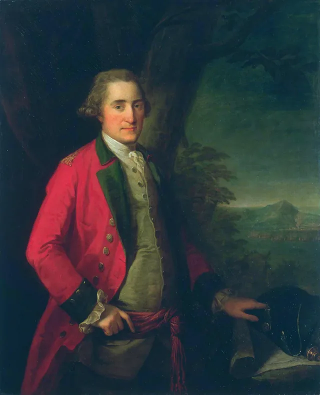 Portrait of Lieutenant General James Cuninghame, Angelica Kauffmann
