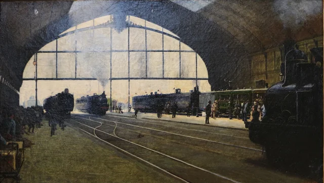 Milan Central Station in 1889