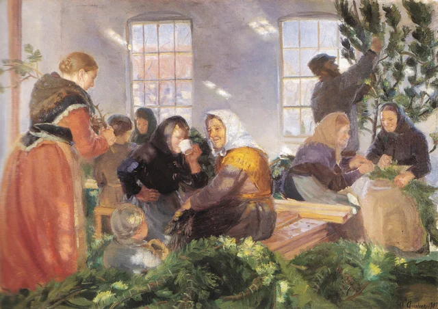 Antes da visita do rei, Anna Ancher
