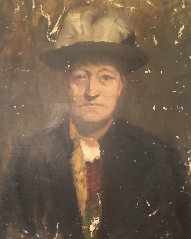 Esboço de retrato de Kitty Kielland