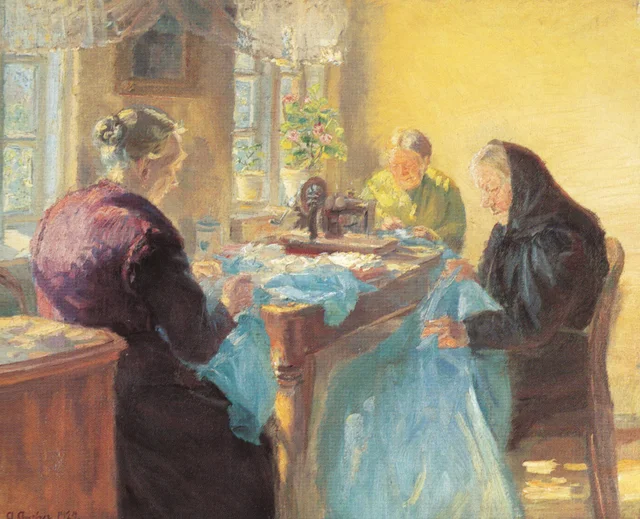 Três velhas costureiras, Anna Ancher