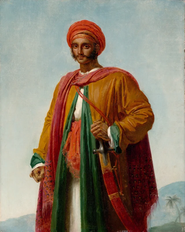 Study for "Portrait of an Indian", Anne-Louis Girodet