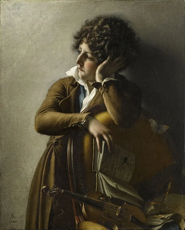 Portrait of Benoît-Agnès Trioson, Anne-Louis Girodet