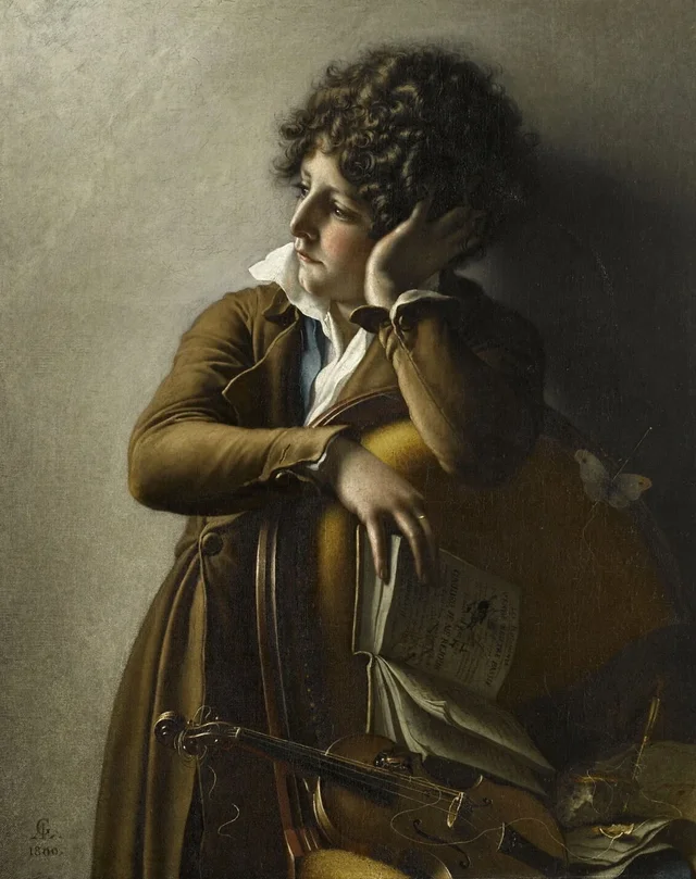 Retrato de Benoît-Agnès Trioson, Anne-Louis Girodet