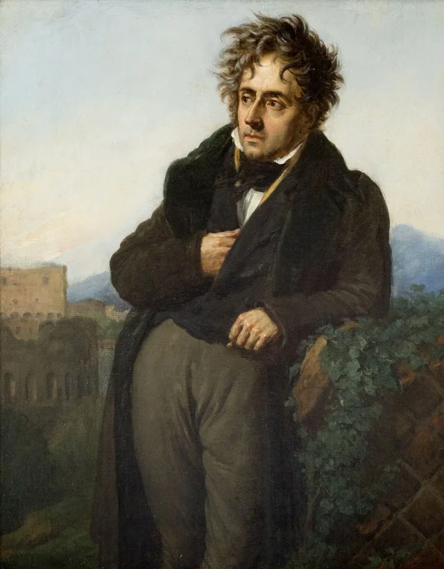 Portrait of François-René de Chateaubriand (modello), Anne-Louis Girodet