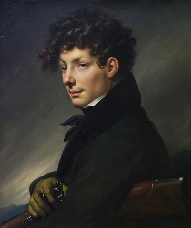 Portrait of a Young Man as a Hunter, Anne-Louis Girodet