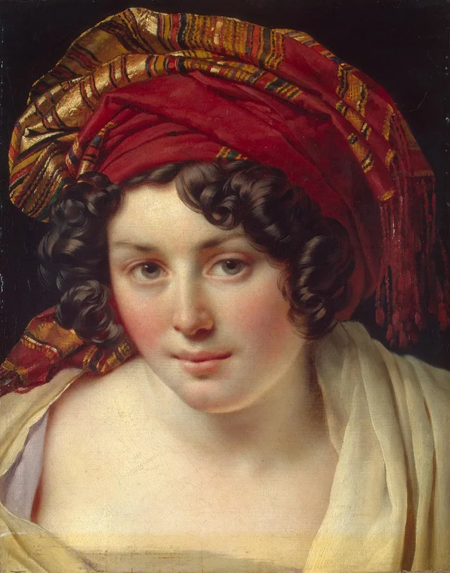 Head of a Woman in a Turban, Anne-Louis Girodet