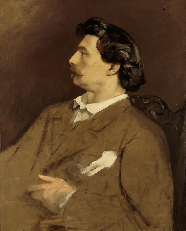 Autorretrato, Anselm Feuerbach