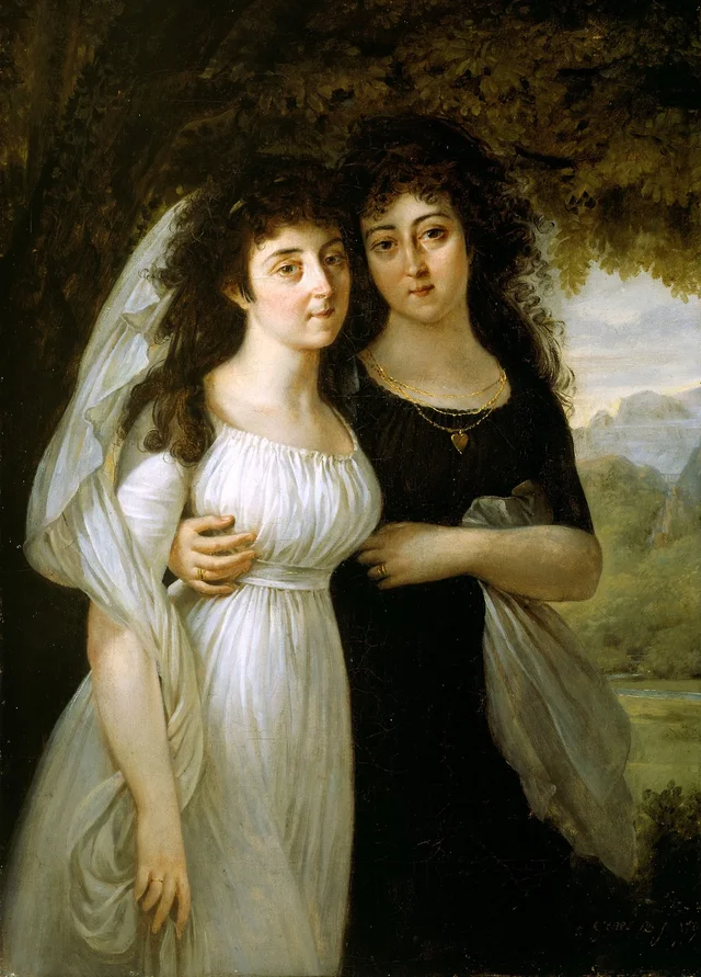 Retrato de las hermanas Maistre, Antoine-Jean Gros