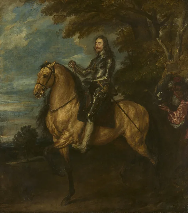 Charles I (1600-49) on horseback, Antoine van Dyck