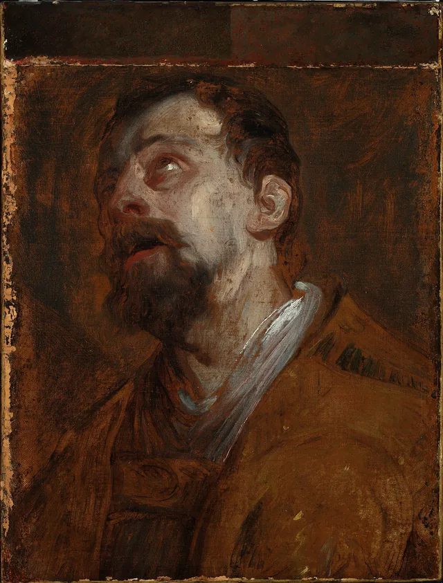 Study of a saint (Saint Hubertus?)