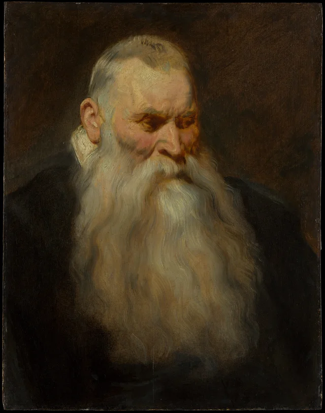 Study Head of an Old Man with a White Beard