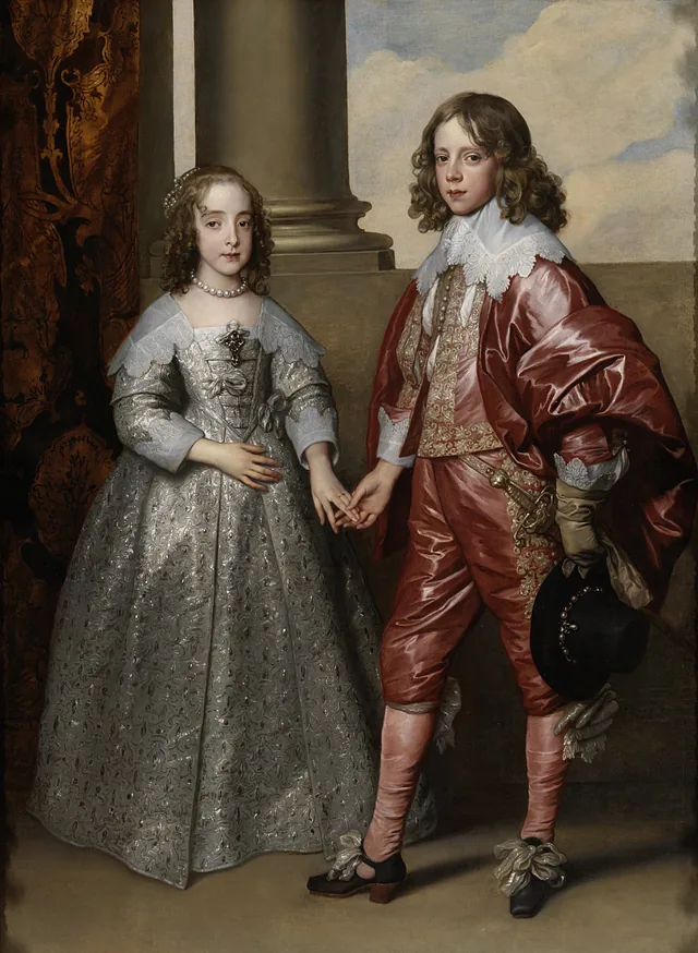 William II, Prince of Orange, and His Bride, Mary Stuart, Antoine van Dyck
