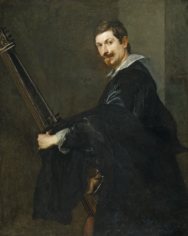 Hombre con un laúd