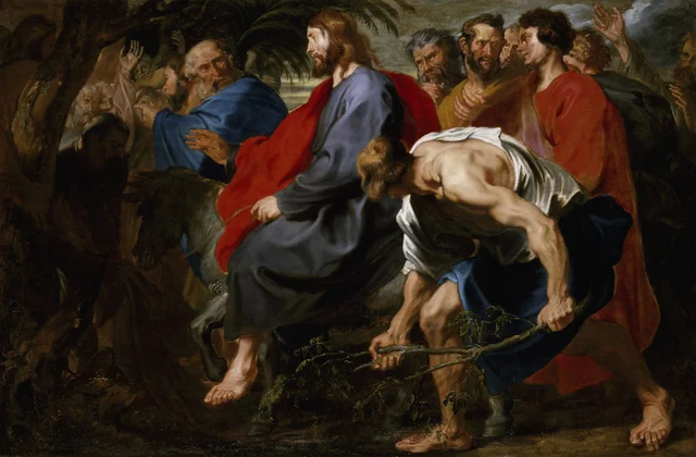 La entrada de Cristo en Jerusalén, Antoine van Dyck