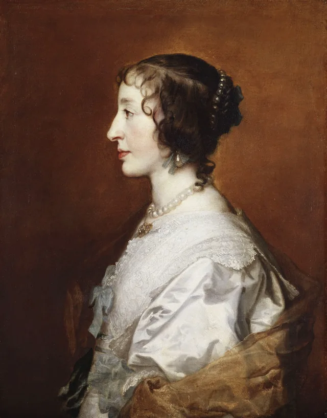 Queen Henrietta Maria (1609-1669), Antoine van Dyck
