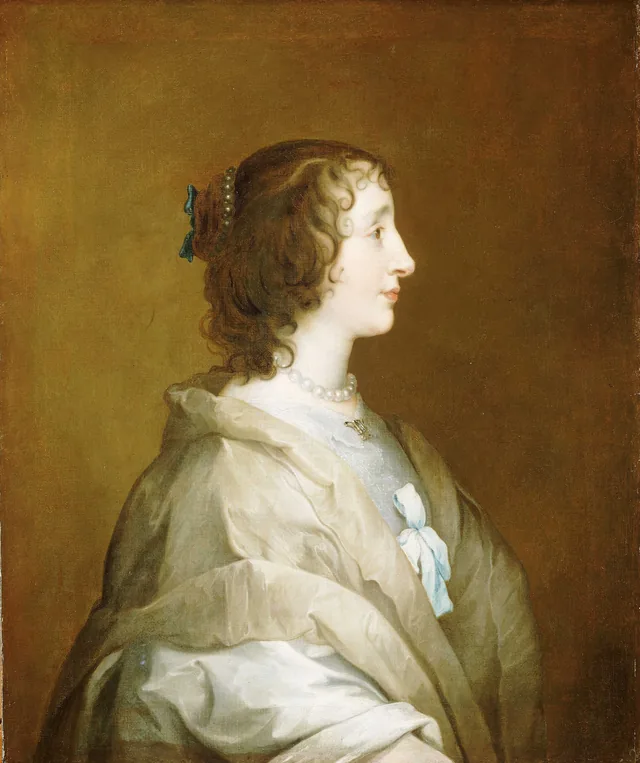 Queen Henrietta Maria, 1609-1669, Antoine van Dyck