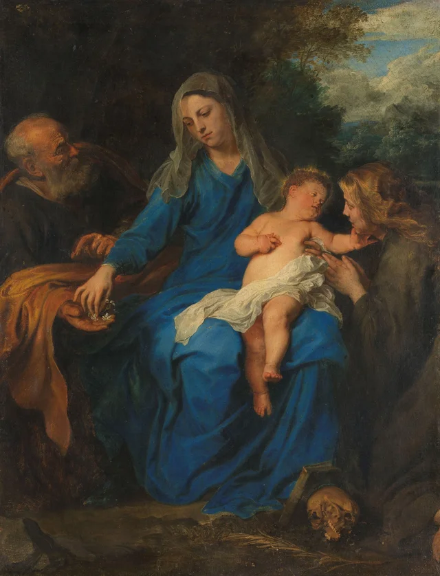 The Holy Family with Mary Magdalene, Antoine van Dyck