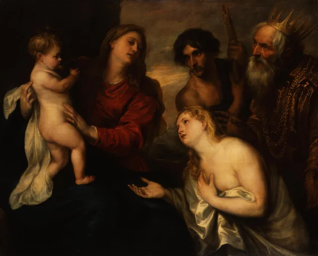 La Vierge à l'Enfant avec les pécheurs repentants, Antoine van Dyck