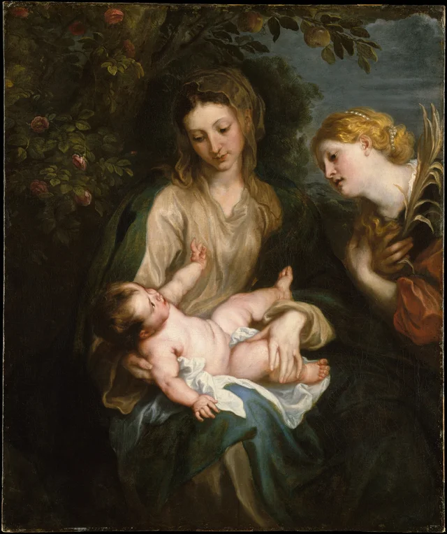 La Vierge à l'Enfant avec sainte Catherine d'Alexandrie