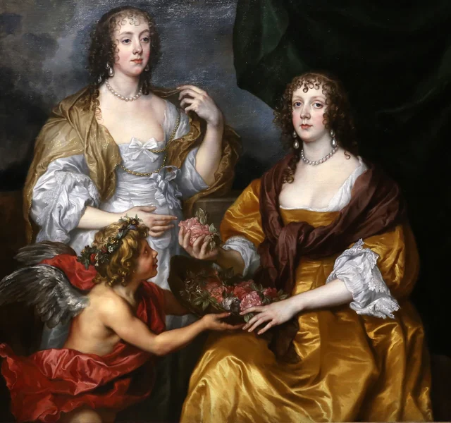 Lady Elizabeth Thimbelby and Her Sister, Antoine van Dyck