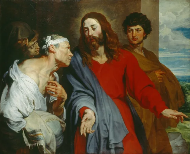 Christ healing the paralytic