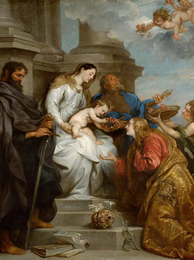 Le Couronnement de sainte Rosalie