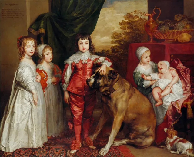 The Five Eldest Children of Charles I, Antoine van Dyck