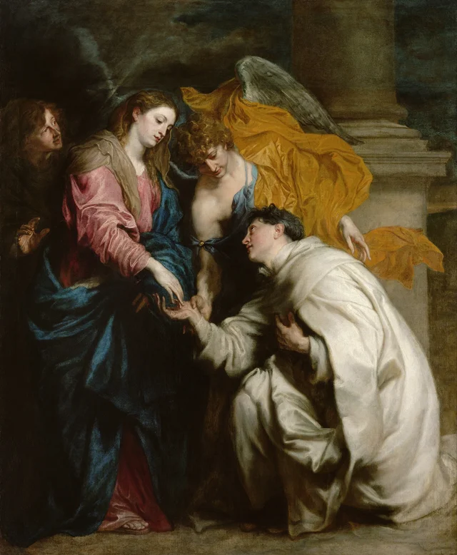 Los desposorios místicos del beato Hermann Joseph con la Virgen María