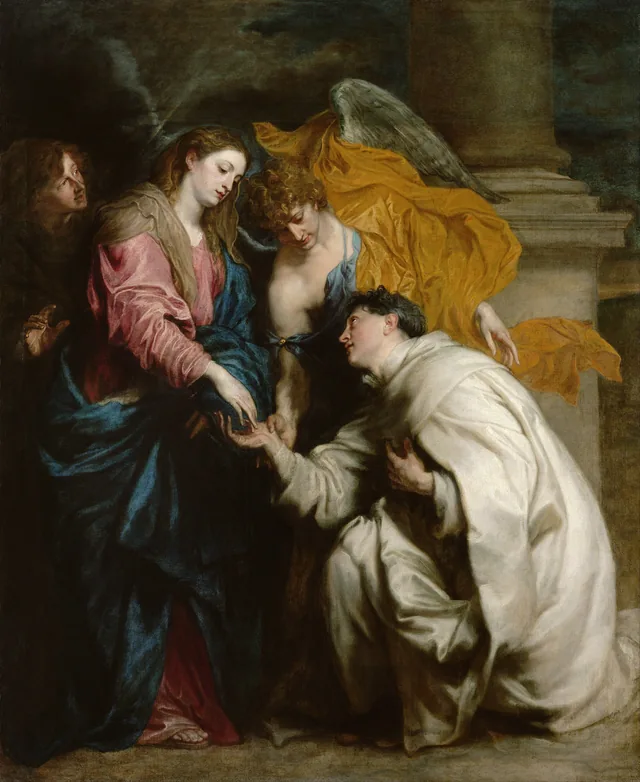 Les Fiançailles mystiques du bienheureux Hermann Joseph avec la Vierge Marie
