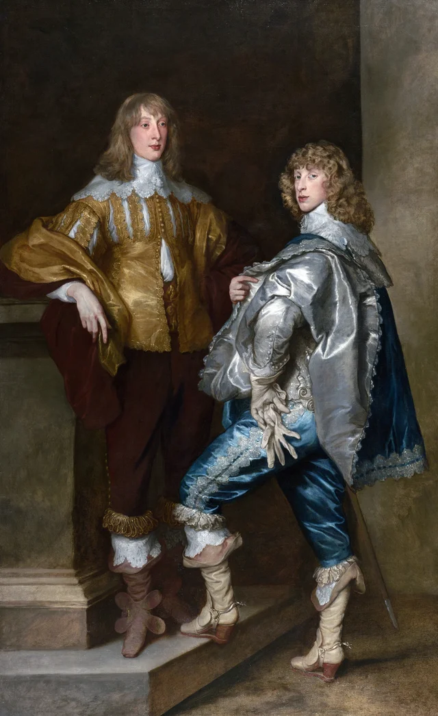 Lord John Stuart y su hermano, lord Bernard Stuart