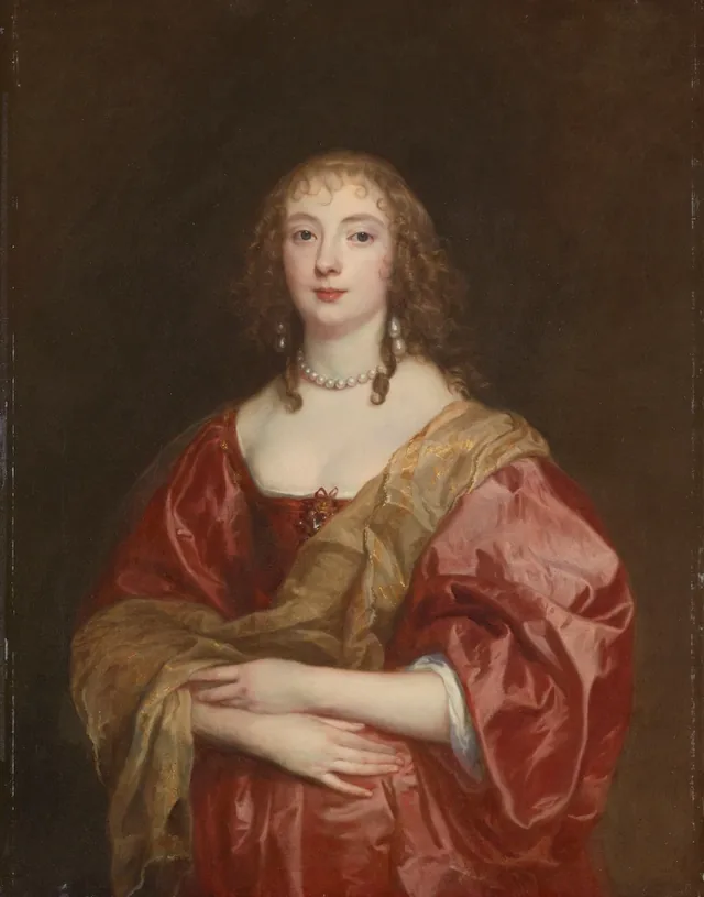 Portrait of Anne Carr, Lady Russell, Countess of Bedford (1615-1684), ca. 1639, Antoine van Dyck