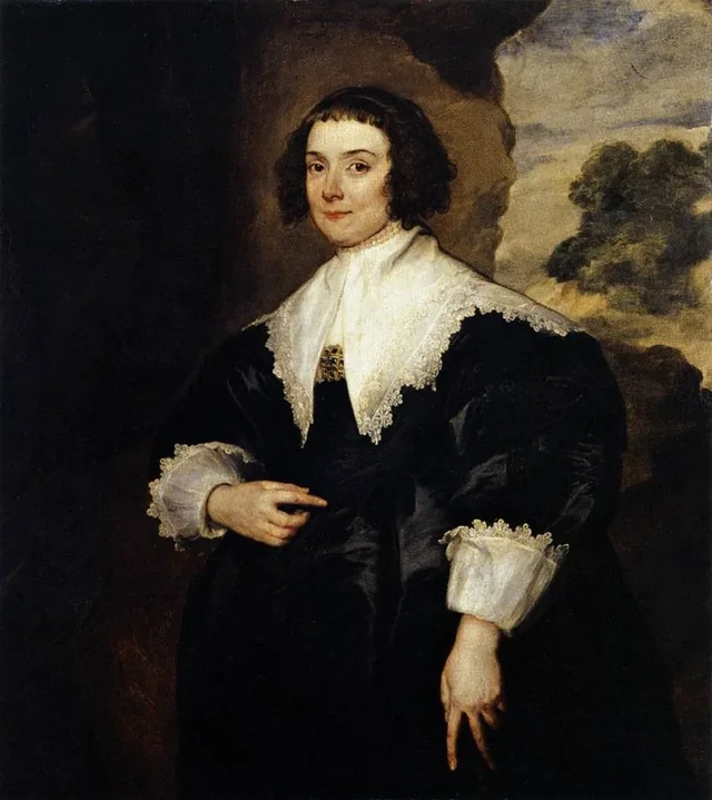 Portrait of Elisabeth van Assche, Justus van Meerstraeten's wife, Antoine van Dyck