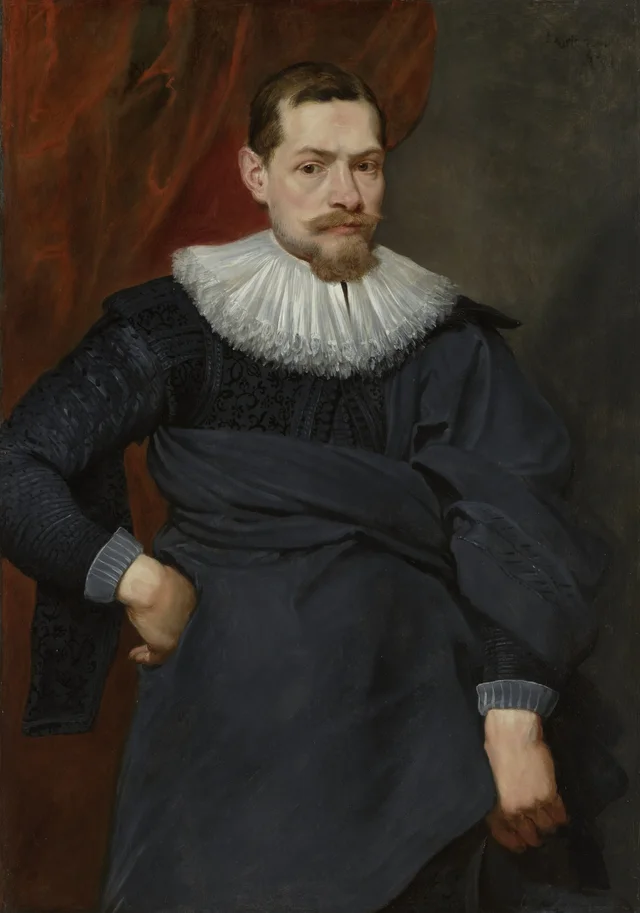 Retrato de hombre con gorguera sin almidonar, Antoine van Dyck